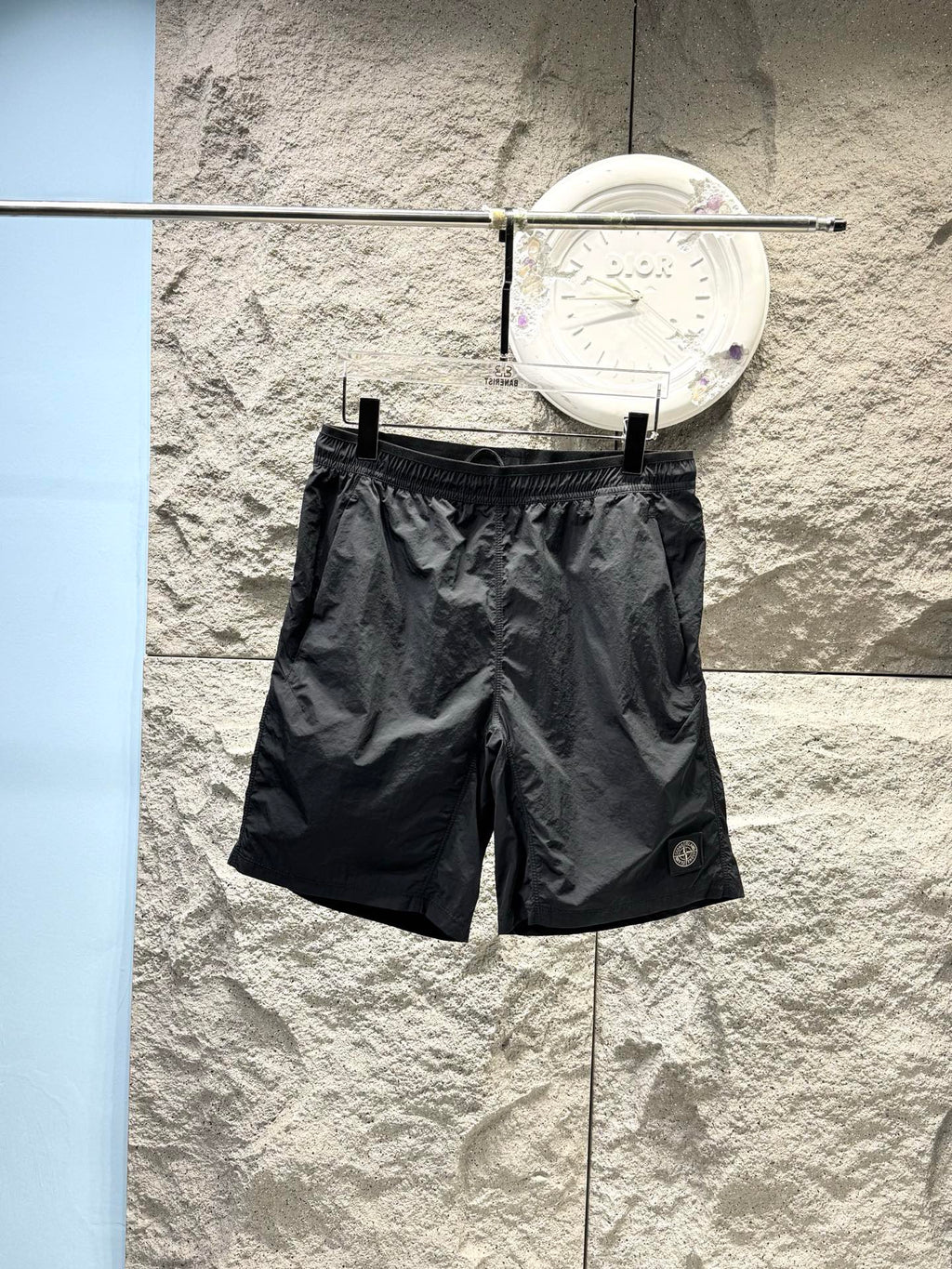 Short de bain Stone Island Nylon Metal noir