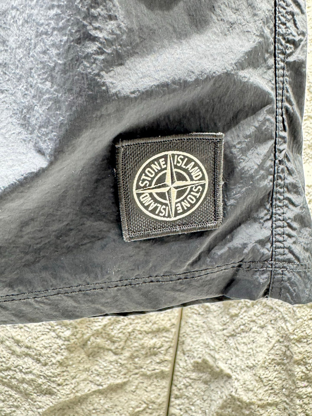 Short de bain Stone Island Nylon Metal noir - étiquette