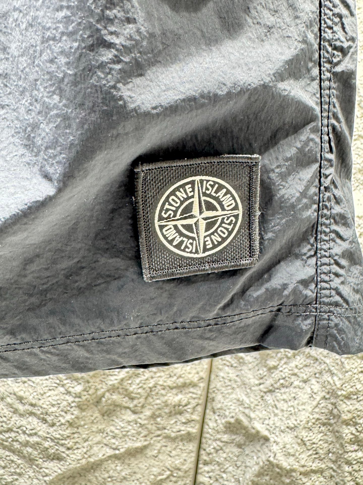 Short de bain Stone Island Nylon Metal noir - étiquette