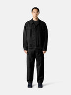 Pantalon cargo Stone Island Ghost noir - détail