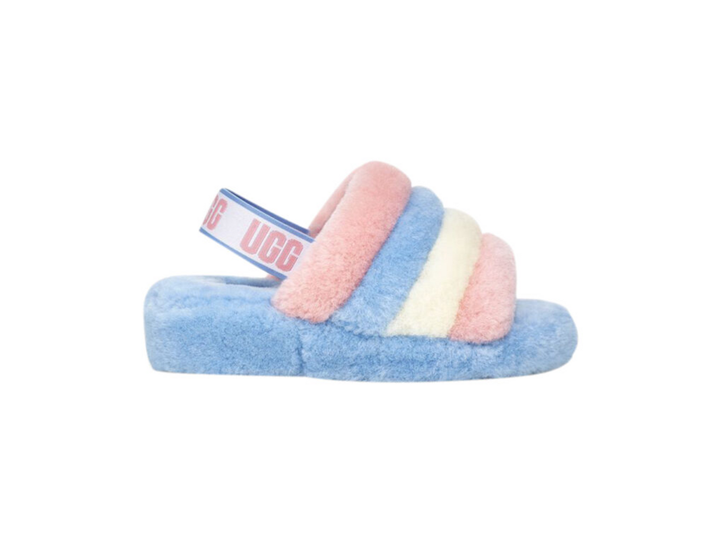 UGG Fluff Yeah Slide Pride Blue