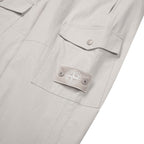 Pantalon cargo Stone Island Ghost gris poudré - porté