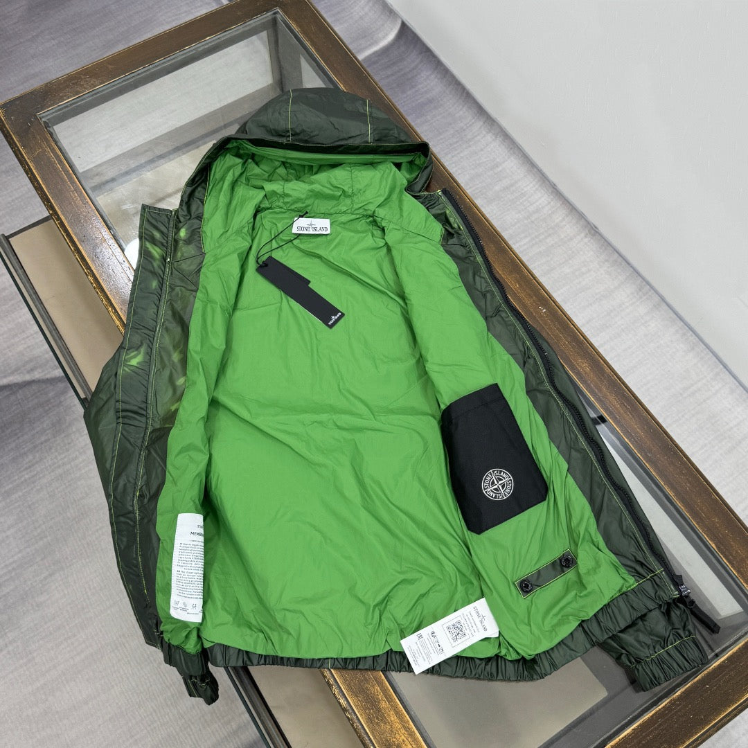 Veste Stone Island Membrana 3L TC - Vert