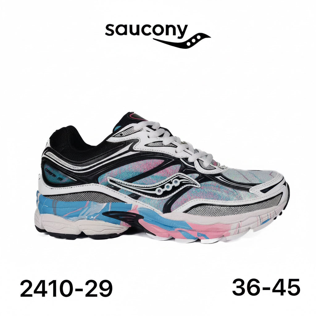 Saucony ProGrid Omni 9 marbré pastel - lot de 12