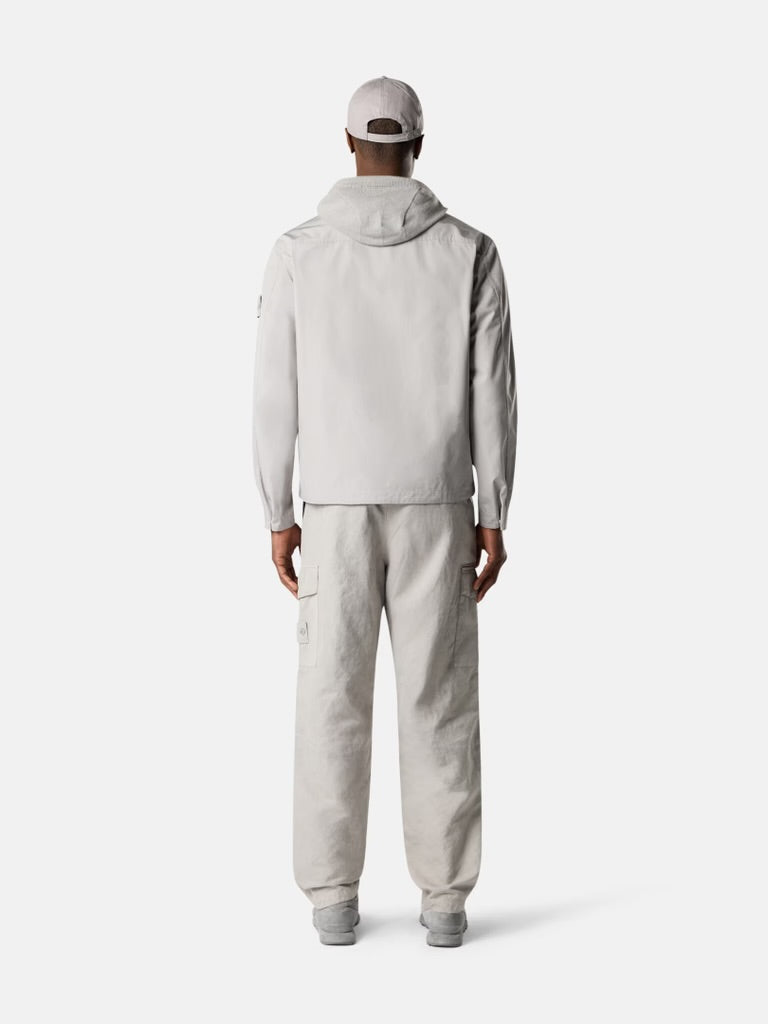 Pantalon cargo Stone Island Ghost gris poudré - détail