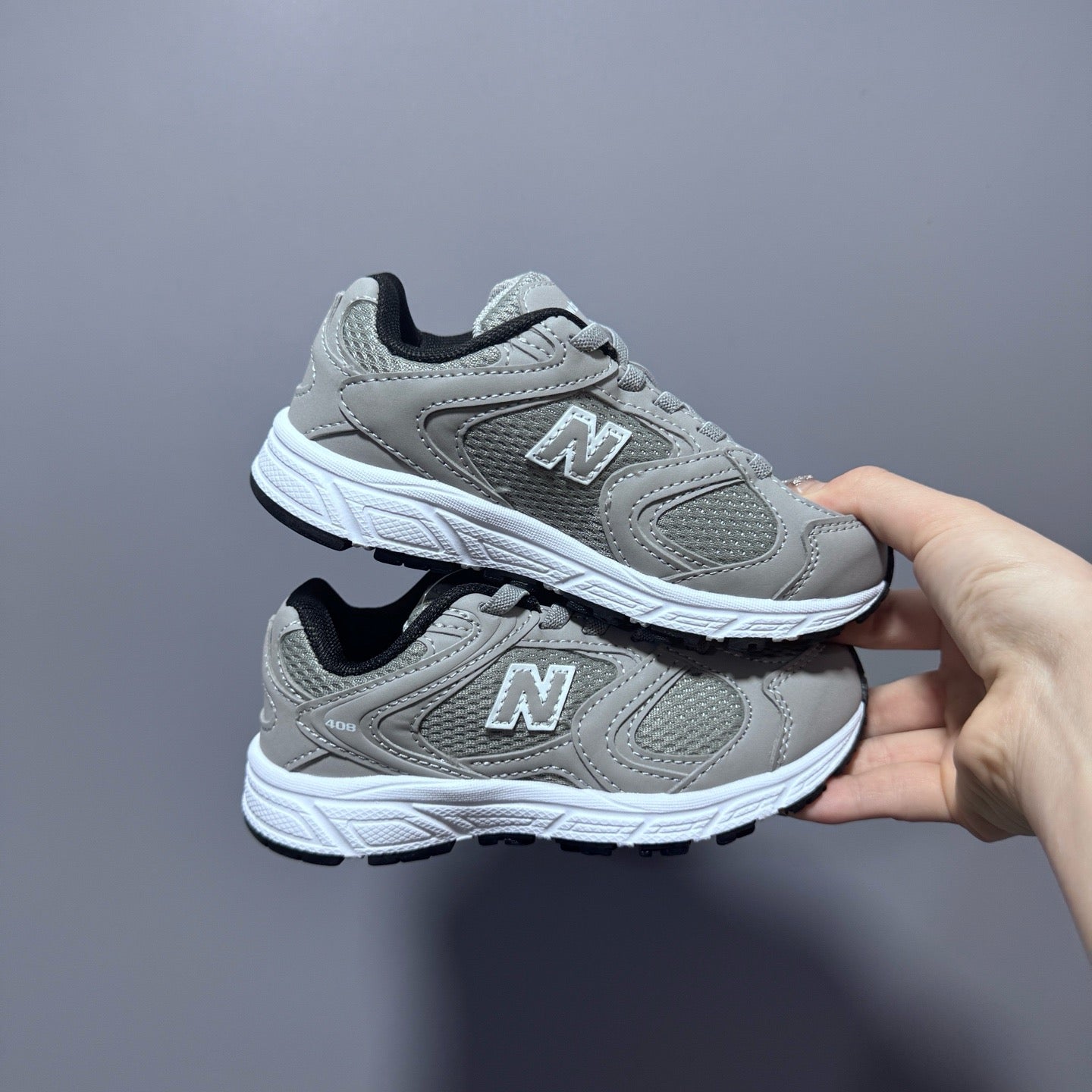 New Balance 408 enfant gris - vue 2