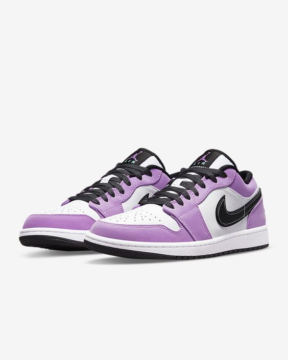 Air Jordan 1 Low Light Purple