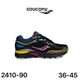 Saucony ProGrid Omni 9 noir, rose & or - lot de 12
