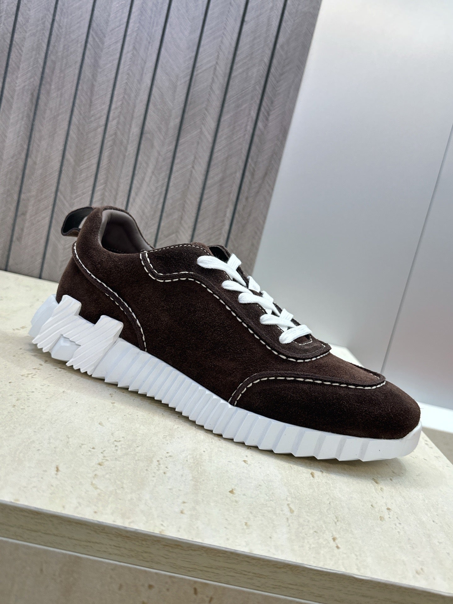 Sneakers Hermès Bouncing - Marron Foncé