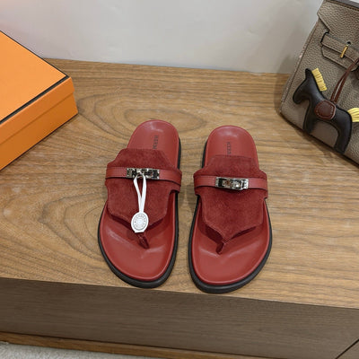 Sandales Hermès Empire - Bordeaux