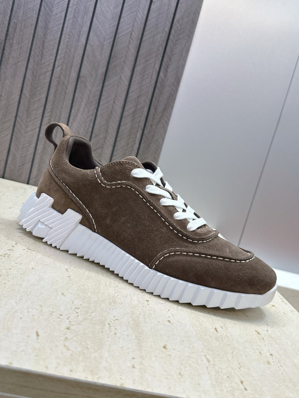 Sneakers Hermès Bouncing - Taupe Foncé