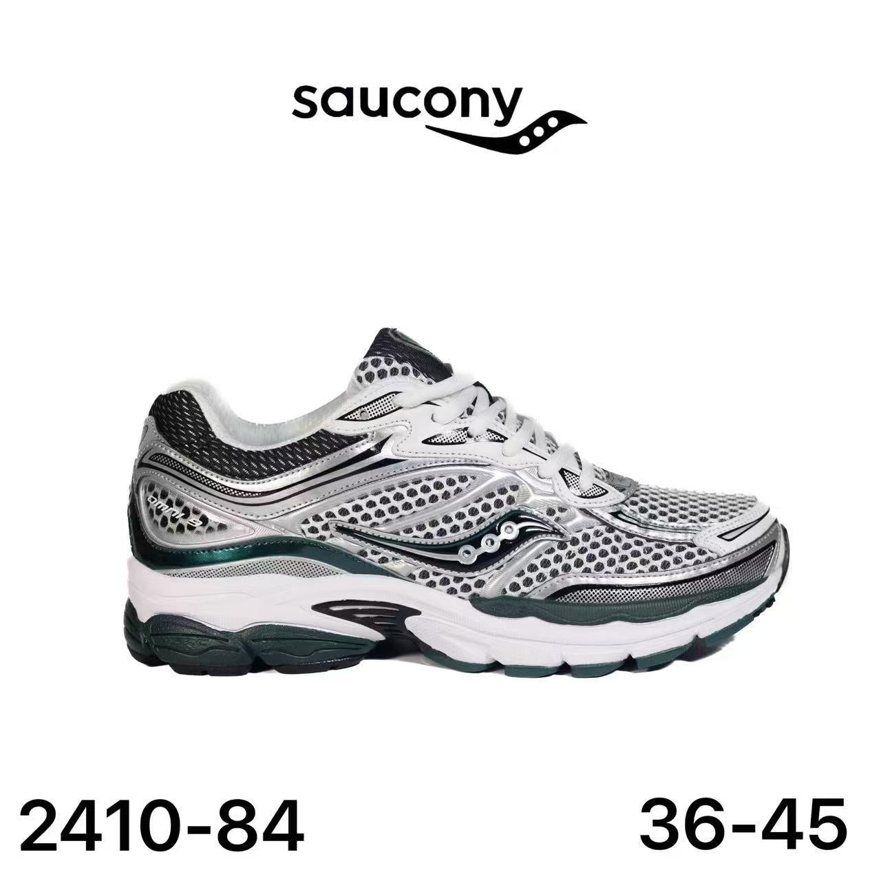 Saucony ProGrid Omni 9 blanc & vert sapin - lot de 12