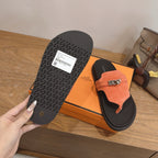 Sandales Hermès Empire - Corail