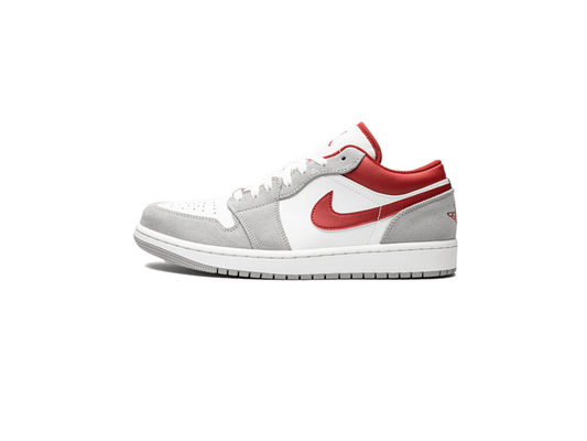 Air Jordan 1 Low Se Light Smoke Grey Gym Red