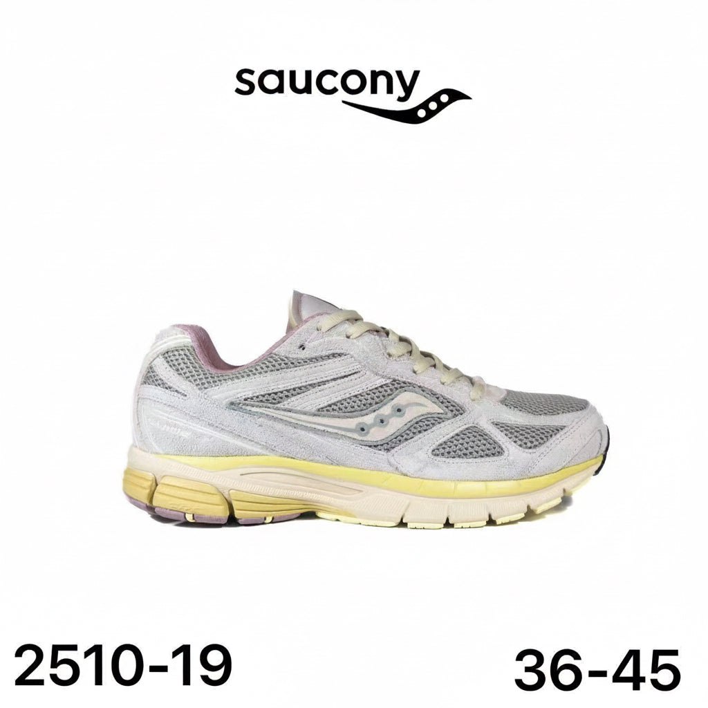 Saucony ProGrid Guide 7 Écru Lilas Lot de 12
