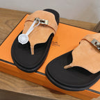 Sandales Hermès Empire - Cognac