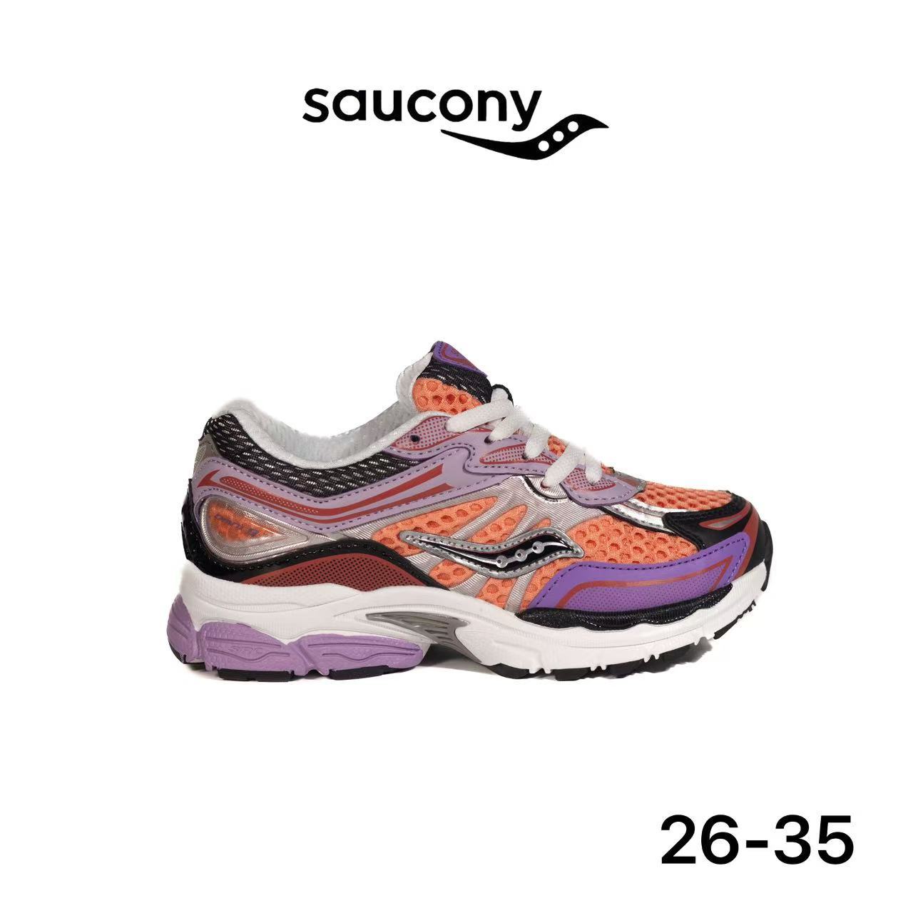 Saucony Omni 9 KDZ corail et lilas - lot de 12