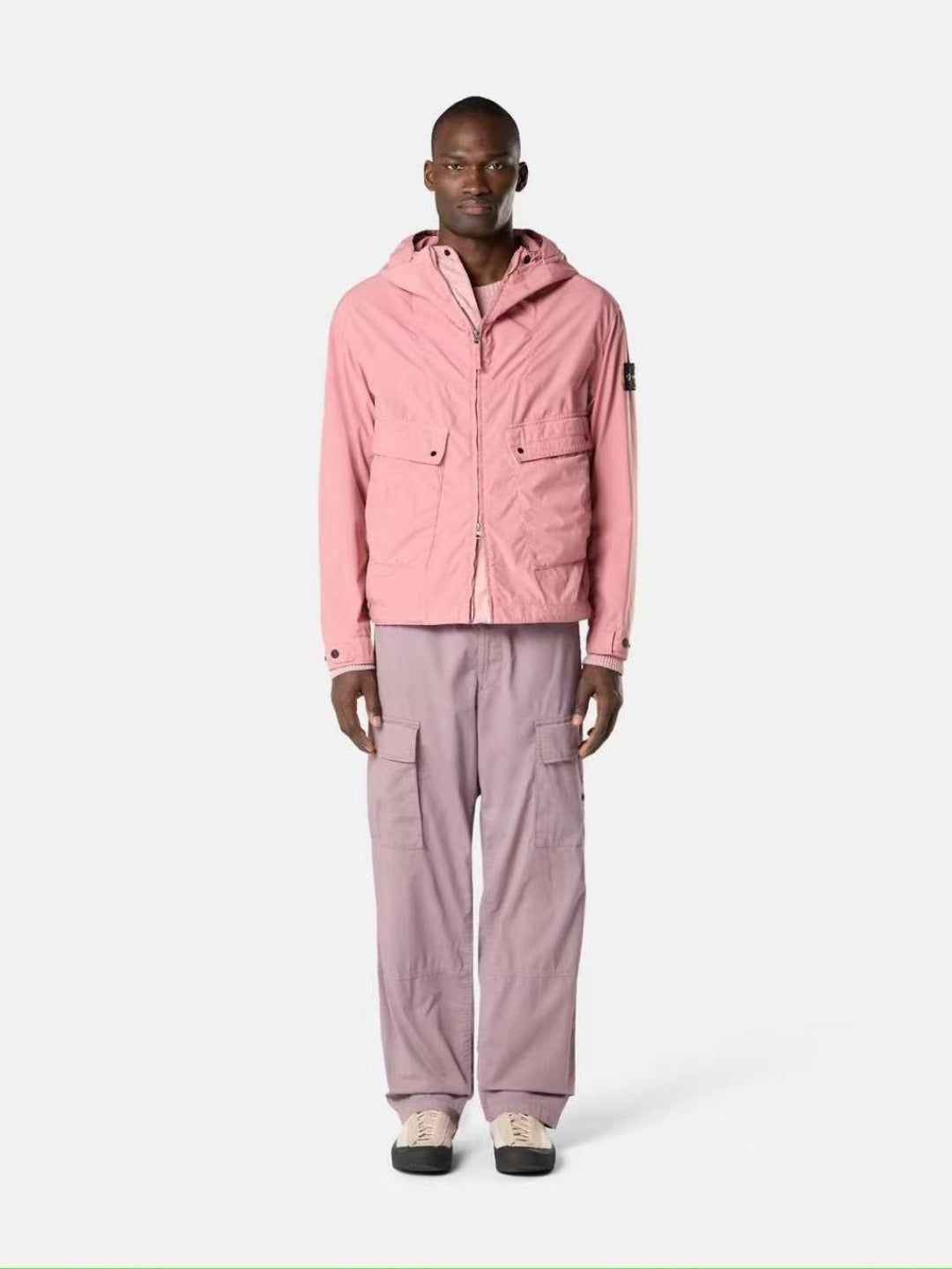 Veste déperlante à capuche - Rose