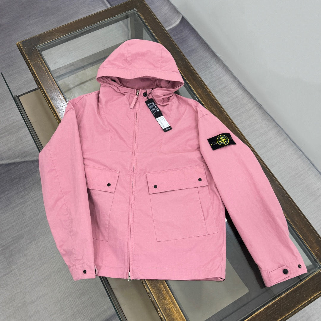 Veste déperlante à capuche - Rose