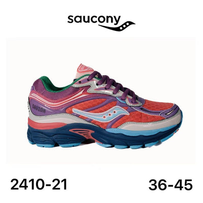 Saucony ProGrid Omni 9 corail & violet - lot de 12
