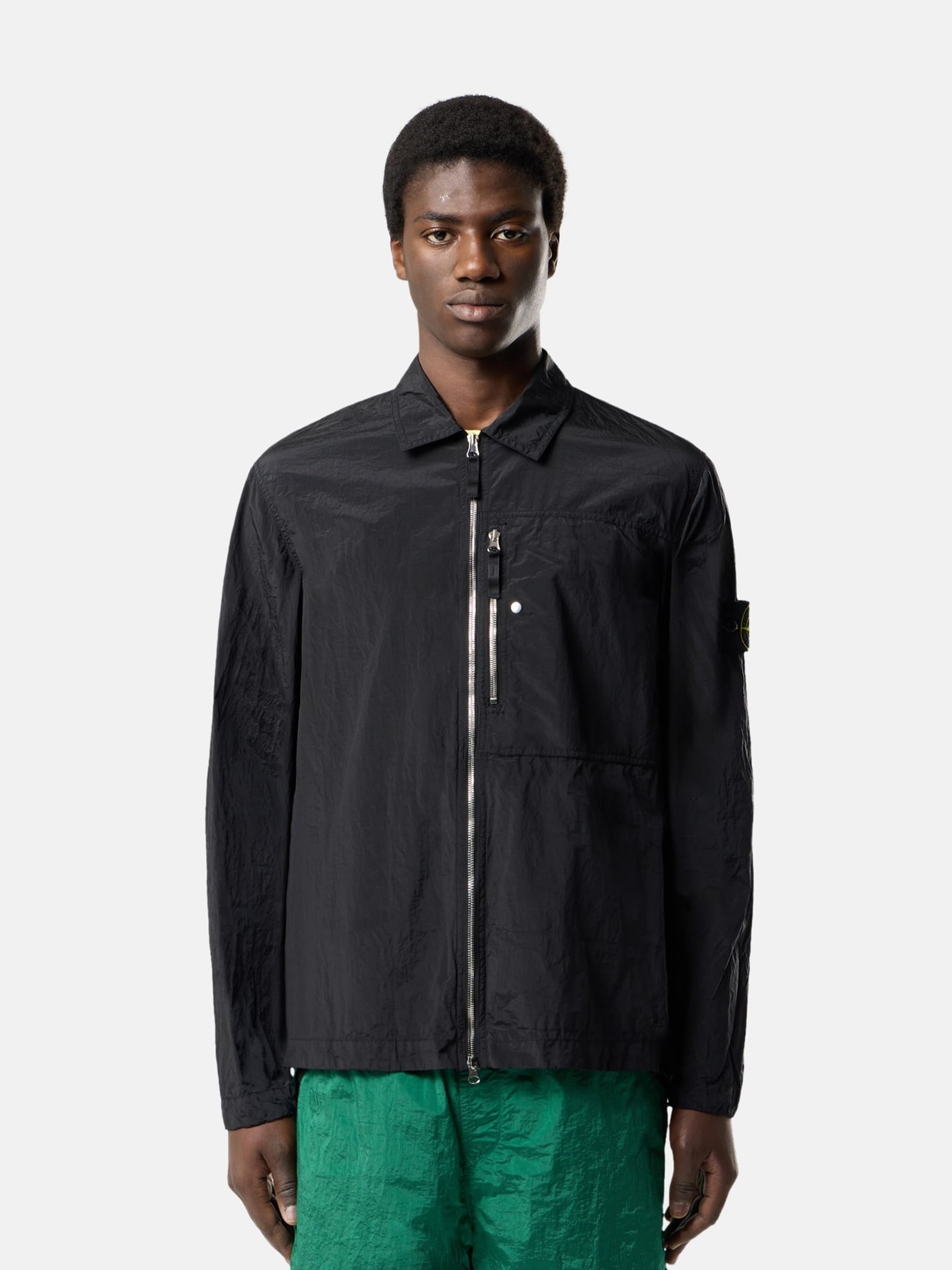 Veste Stone Island Nylon Metal noir - portée dos