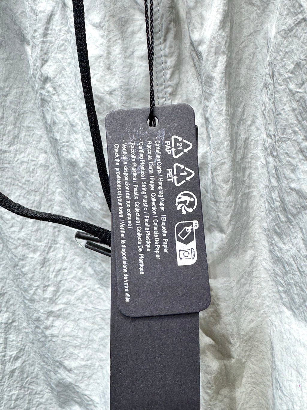 Short de bain Stone Island Nylon Metal blanc - dos plat