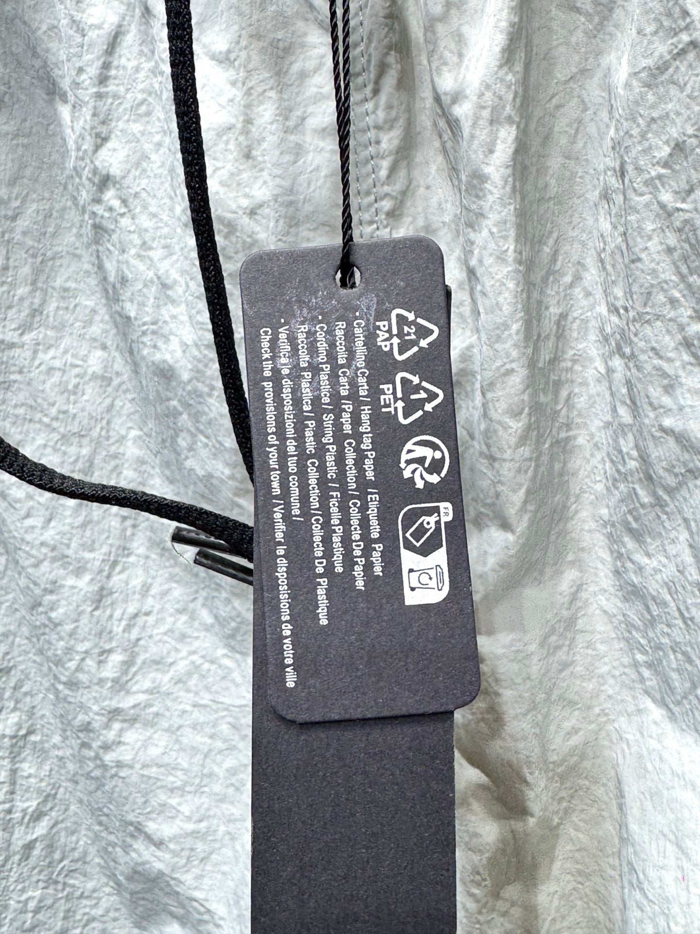 Short de bain Stone Island Nylon Metal blanc - dos plat