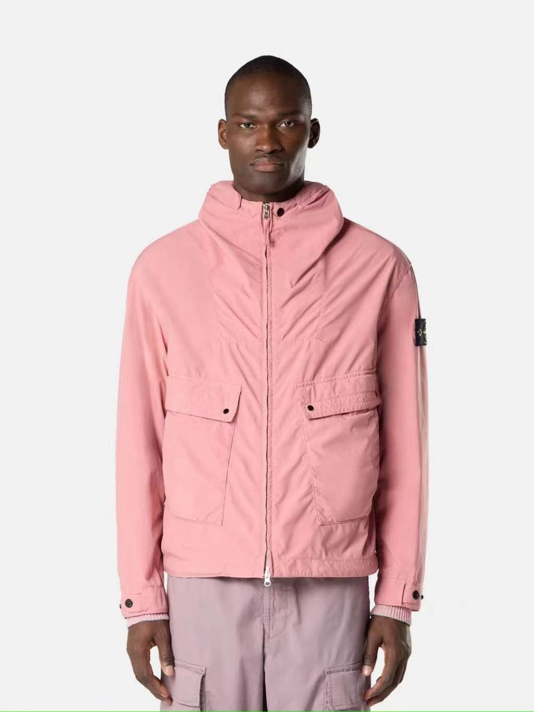 Veste déperlante à capuche - Rose