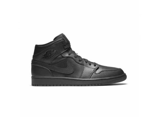 Jordan 1 Mid Triple Black