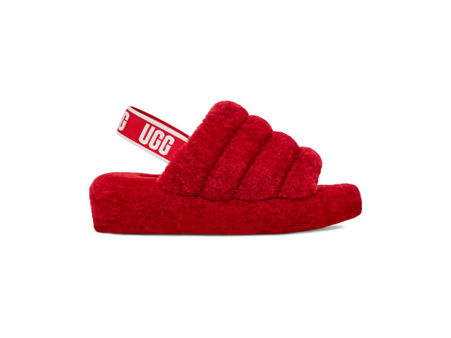 UGG Fluff Yeah Slide Red