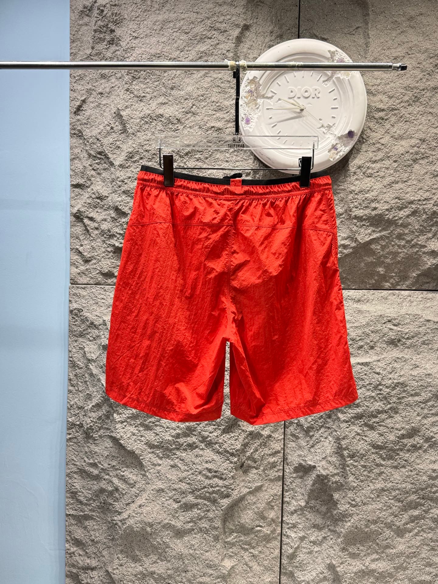 Short de bain Stone Island Nylon Metal rouge - détail