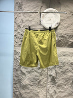 Short de bain Stone Island Nylon Metal vert olive - détail
