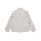 Surchemise Stone Island Ghost gris poudré - dos