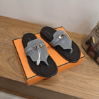 Sandales Hermès Empire - Gris