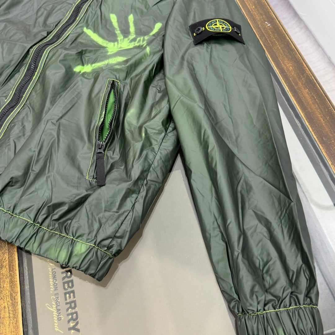 Veste Stone Island Membrana 3L TC - Vert