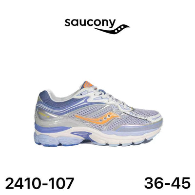 Saucony ProGrid Omni 9 gris, pervenche & orange - lot de 12