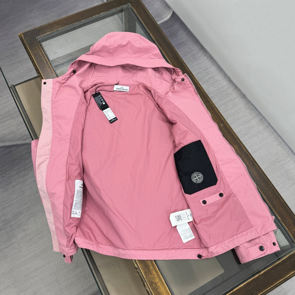 Veste déperlante à capuche - Rose