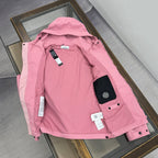 Veste déperlante à capuche - Rose
