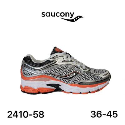 Saucony ProGrid Omni 9 argenté & corail - lot de 12
