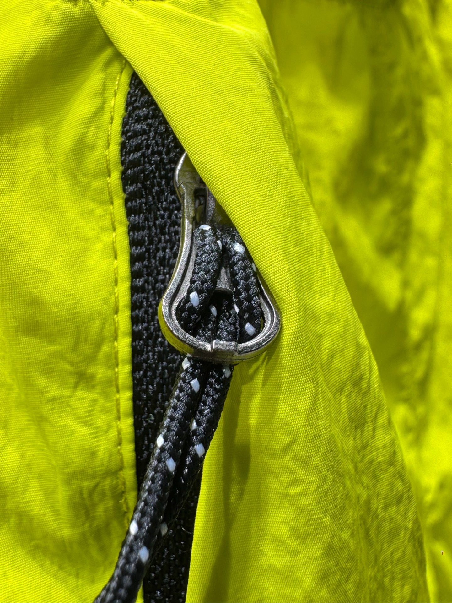 Short de bain Stone Island Nylon Metal jaune fluo - détail