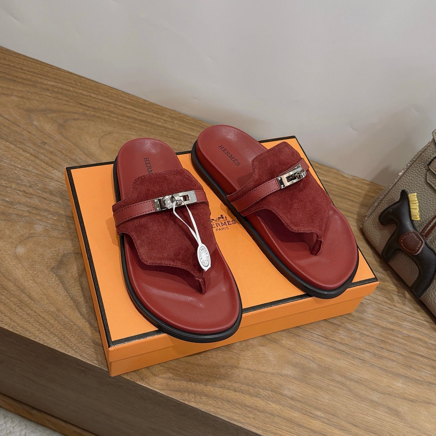 Sandales Hermès Empire - Bordeaux