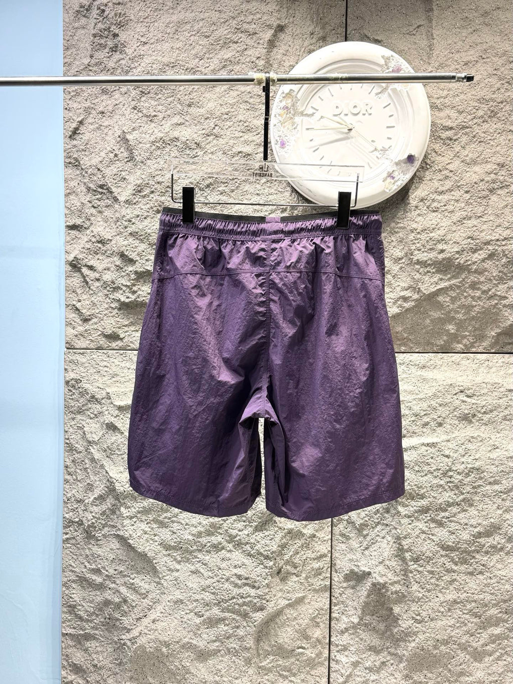Short de bain Stone Island Nylon Metal violet - détail