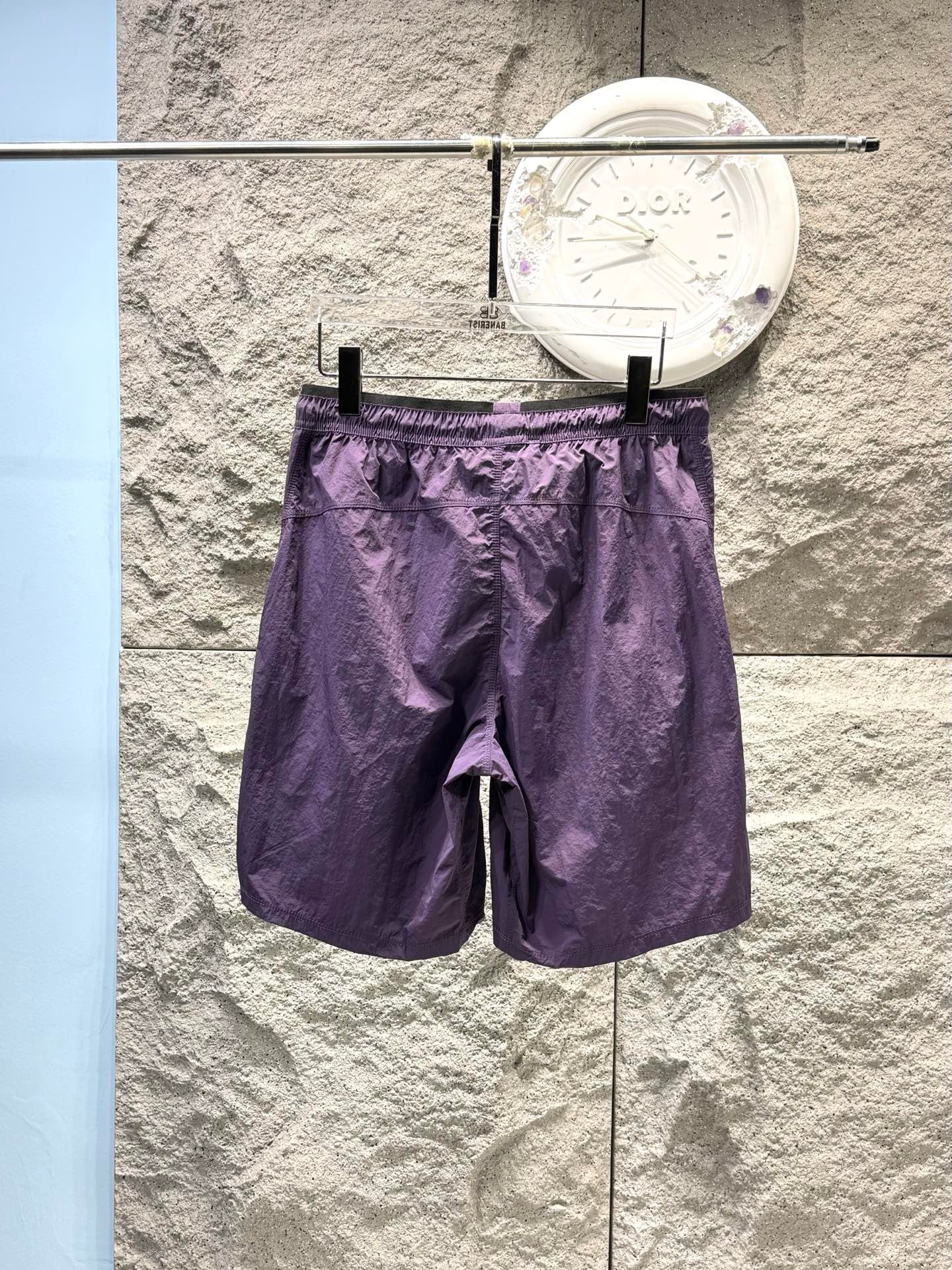 Short de bain Stone Island Nylon Metal violet - détail
