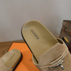 Sandales Hermès Empire - Camel