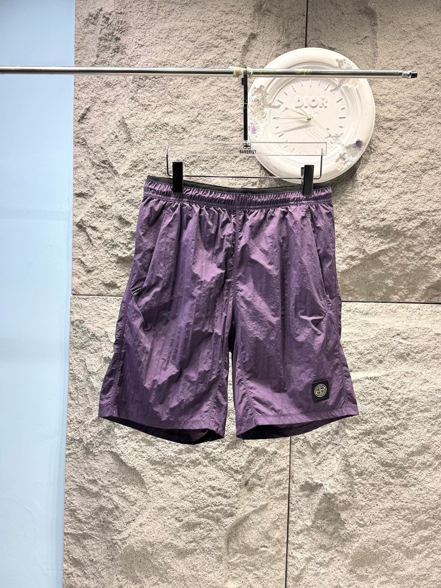 Short de bain Stone Island Nylon Metal violet