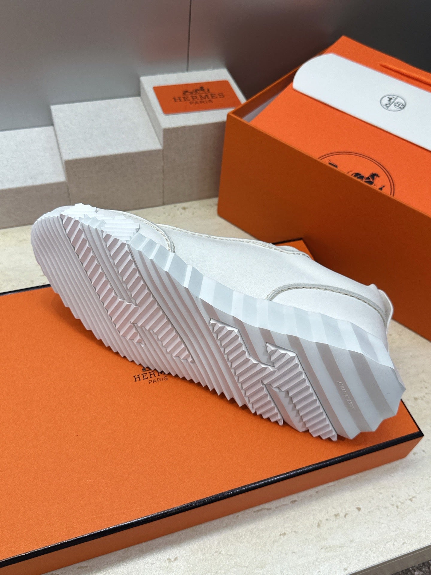 Sneakers Hermès Bouncing - Blanc