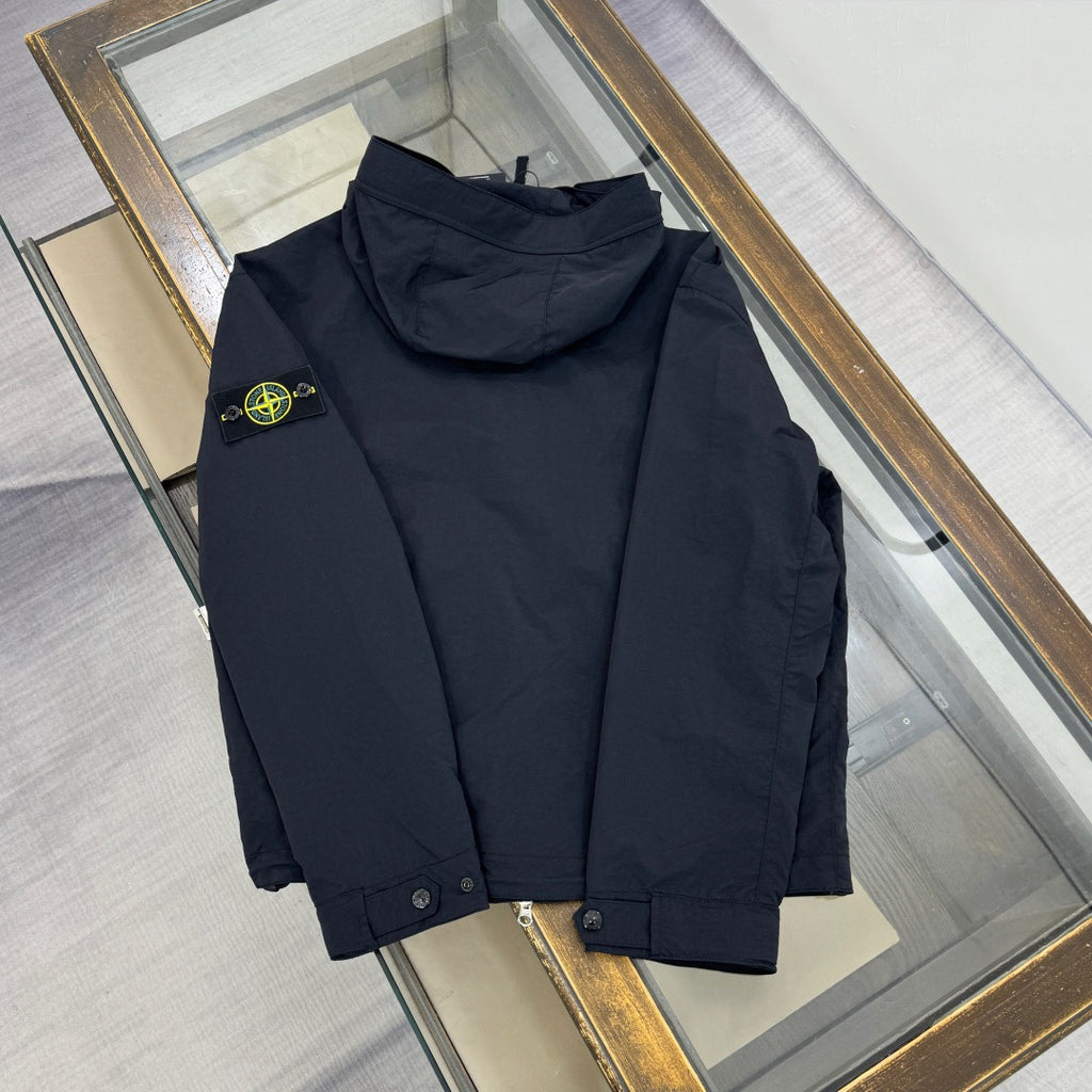 Veste déperlante à capuche - Noir