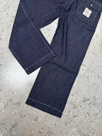 Surchemise C.P. Company bleu oxford - détail écusson