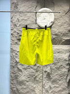Short de bain Stone Island Nylon Metal jaune fluo - détail