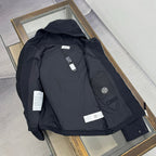 Veste déperlante à capuche - Noir